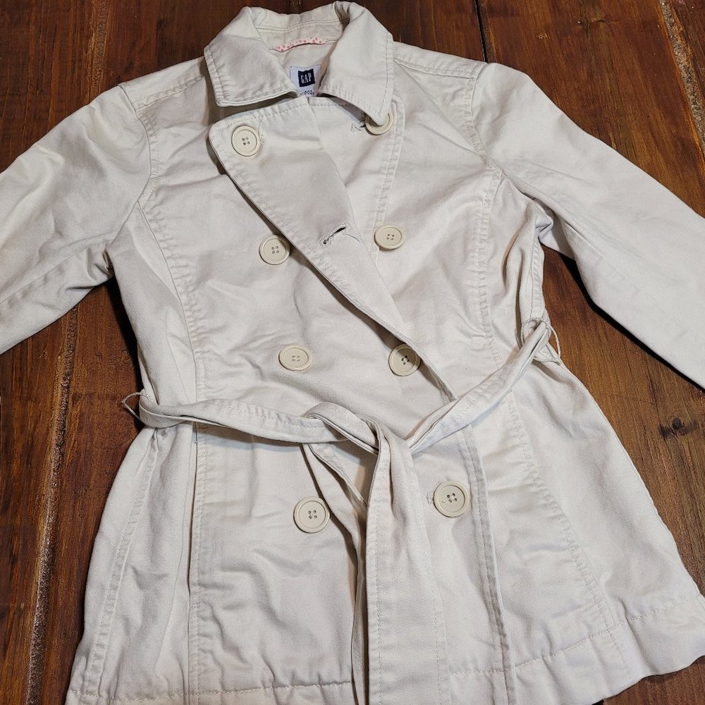 Gap Beige Pea Coat XS